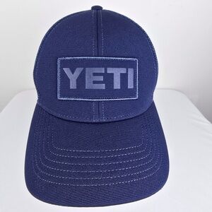 YETI Coolers -Patch Trucker Snap Back Hat- Navy Blue
